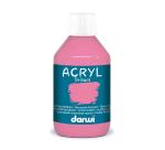 Darwi Flacon de 250 ml de Peinture Acrylique Universelle Brillante - Rose