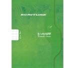 Cahier d'écriture piqué 7000 17x22 cm 32 pages double ligne 3 mm + interligne verticale 70 g - Assortis