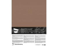 Pastelmat contrecollé 5 feuilles 24x32cm - Marron