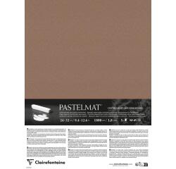 Clairefontaine Pastelmat Mounted Board - 24 x 32 cm - Pack of 5 - Brown