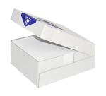 Boite de 500 Enveloppes Blanches DL2-114x229mm - Gommées Mécanisables - 80g/m2 - Fenêtre Papier Cristal 45x100 (position 20/20) - pour machine de mise sous pli automatique - Blanc