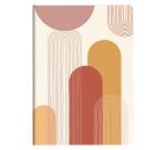 Terracotta, Carnet cousu fil A5 14,8x21 cm, 64 pages, ligné, ass.