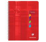 Cahier de textes reliure intégrale 17x22cm 144 pages grands carreaux Couleur aléatoire - Assortis