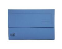 Paquet de 5 chemises poche 400g/m2 Clean'Safe - 35x24,2cm - Bleu