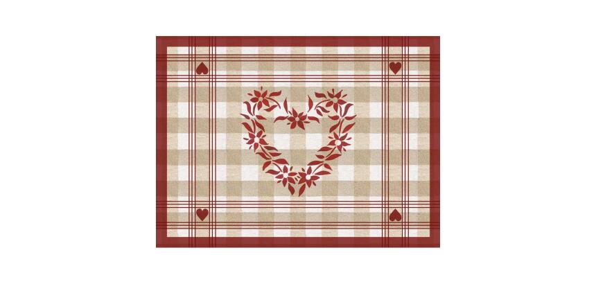 Barquette de 400 sets de table papier gaufré recyclé 80g/m2, Edelweiss - Format 30x40cm - Edelweiss