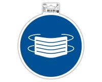 Non-slip adhesive PVC panel Mask required 20 cm - Blue