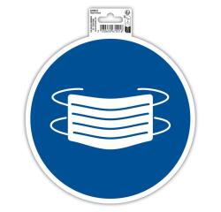 Non-slip adhesive PVC panel Mask required 20 cm - Blue