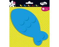 FORMES A DECORER, Sachet de 20 formes 130g/m² au format 17x16,5cm - Poissons - Assortiment