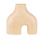 Vase double pieds 19x7x18 cm - Kraft