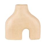 Vase double pieds 19x7x18 cm - Kraft