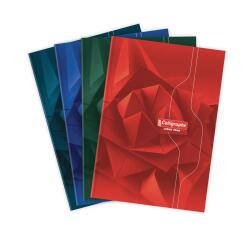 Cahier brochure rembordée rigide 7000 A4 288 pages grands carreaux 70 g - Assortis
