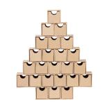 Calendrier de l'avent sapin - Kraft