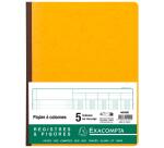 Piqûre 32x25cm 5 colonnes sur 1 page 31 lignes 80 pages