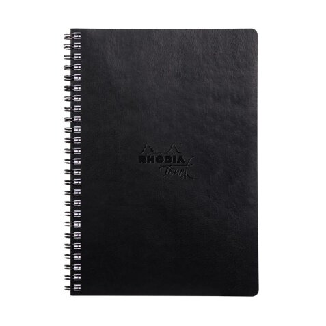 Rhodia Touch Mixed Media Book, papier Paint'On extra-blanc 250g - A4 portrait, 64 pages - Noir