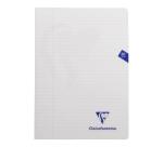 Cahier piqué Mimesys A4 80 pages ligné + marge couverture polypropylène Couleur aléatoire - Assortis