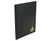 Registre 297X210 Quadrillé 300 pages - Noir toilé