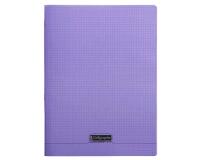 Cahier piqué 8000 POLYPRO 24x32 cm 96 pages petits carreaux 90 g - Violet