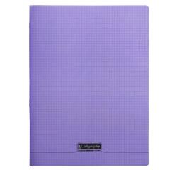 Cahier piqué 8000 POLYPRO 24x32 cm 96 pages petits carreaux 90 g - Violet