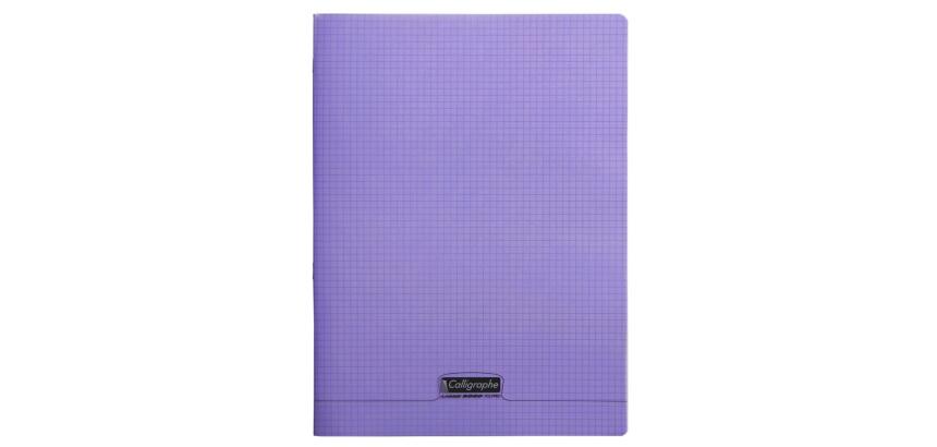 Cahier piqué 8000 POLYPRO 24x32 cm 96 pages petits carreaux 90 g - Violet