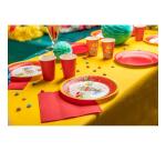 20 Assiettes en carton rondes, 23 cm