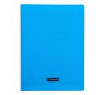 Cahier piqué 8000 POLYPRO A4 192 pages grands carreaux 90 g - Bleu