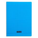 Cahier piqué 8000 POLYPRO A4 192 pages grands carreaux 90 g - Bleu
