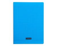 Cahier piqué 8000 POLYPRO A4 192 pages grands carreaux 90 g - Bleu