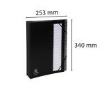 Trieur rigide Ordonator numerique dos extensible 32 compartiments 1 à 32 - Noir