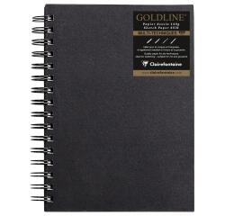 Goldline carnet spiralé 64F A5 140g F - Ivoire