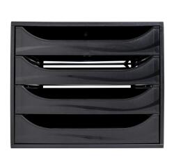 Modulo de clasificación Multiform Ecobox de 4 cajones noche azul