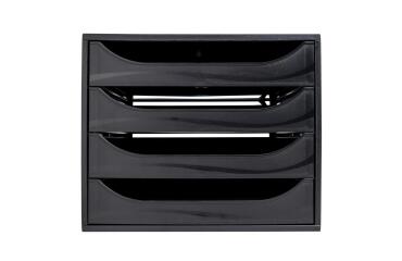 ECOBOX Drawer set 4 dr. ECOBlack black - Black