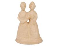 Figurines mariés : femme + femme - Kraft