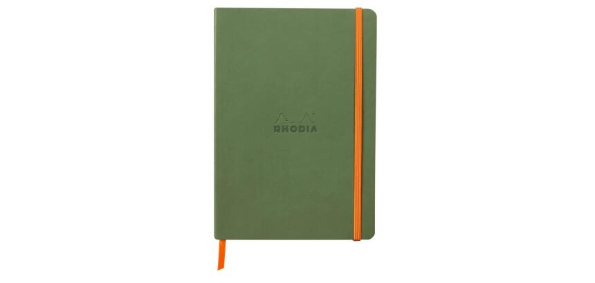 Rhodia Softcover Notebook - A5 - Dot - 80 Sheets - 90gsm - Sage