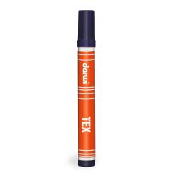 DARWI Marqueur Peinture Textile Pointe Conique Fine 3mm - Bleu foncé