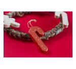 Sucre d'orge plat à suspendre 1x4,5x10cm - Kraft