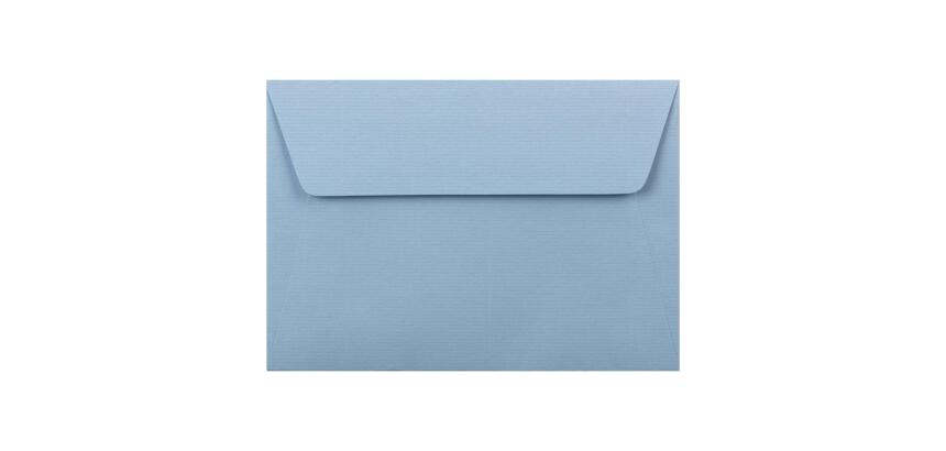 25 enveloppes C6 (114x162mm) Vergé doublées adhésives