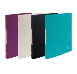 Exacompta Titane Binder, 4 Rings, 15 mm, Recycled PP - Assorted colours