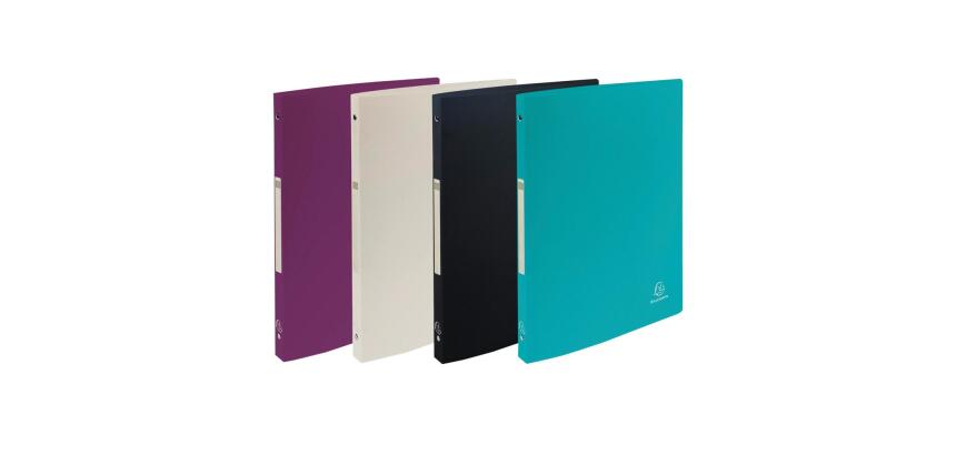 Exacompta Titane Binder, 4 Rings, 15 mm, Recycled PP - Assorted colours