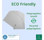 Intercalaires imprimés numériques PP recyclé gris - 31 positions - A4 - Gris