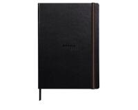 Rhodia Touch - Carb'on Book - brochure rembordé rigide A4 portrait 112p uni papier Carb'on NOIR 120g - Noir