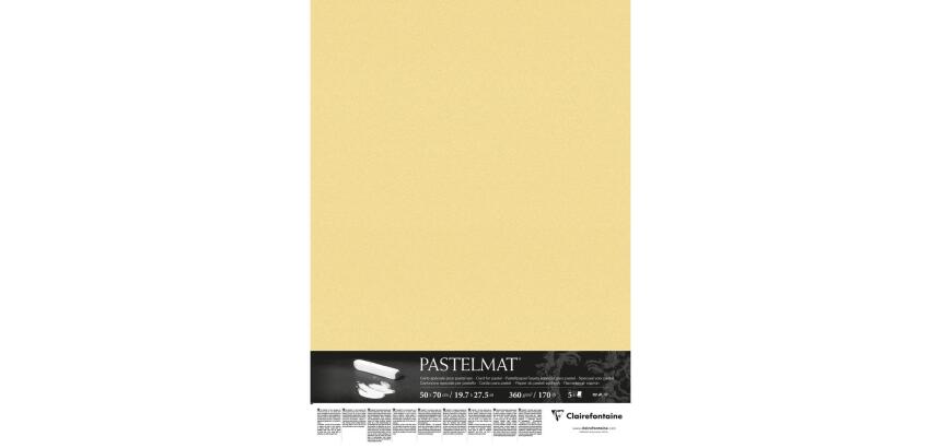 Pastelmat paquet 5F 50x70cm 360g