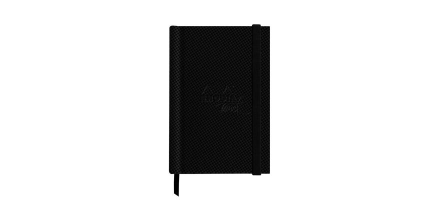 Rhodia Touch Watercolor Book, papier 100% coton grain satiné 300g - A6 portrait, 40 pages - Noir