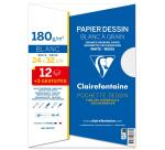 Dessin à Grain pochette 12+3F 24x32cm 180g