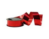 Plat. 8 bobinots métal. 10mx25mm, ass. - Rouge