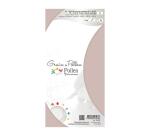 Paquet de 5 cartes simples Grain de Pollen 105x210mm 210g/m²