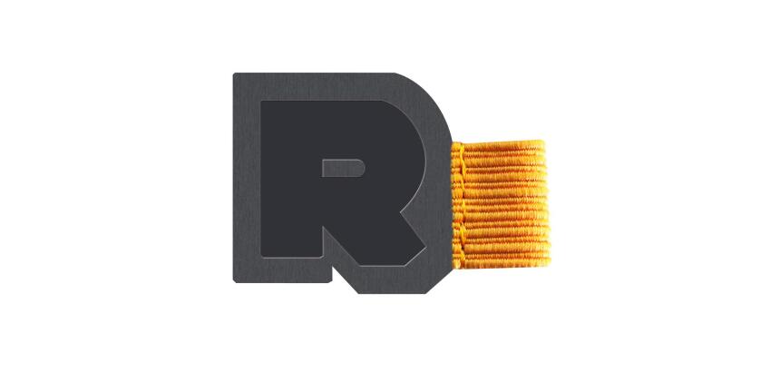 Rhodiarama porte-stylo autoadhésif 4x3 cm pour blocs carnets et agendas - Titane