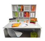 Módulo A4, cajones cerrados + 10 alturas + STOP de seguridad, tamaño: 10 X 26mm Black Office