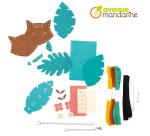 *Boîte créa, Bijoux feutrine à fabriquer - Jaune