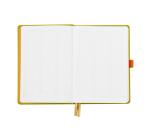 Rhodiarama Goalbook A5 met hardcover, 120 blad gestippeld wit papier van 90g - Anijsgroen