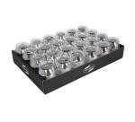 Plat. 24 oeufs métal. 10mx7mm coque Argt